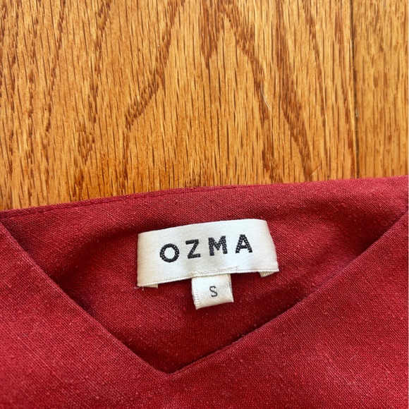 Ozma Silk Tank Red - Picture 2 of 2